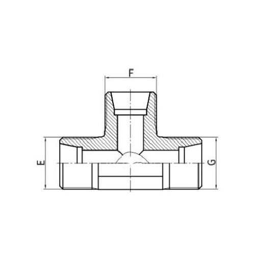 DIN メートル オス 24°L .T.ティー